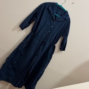 Album di famiglia Navy Button-Up jumper